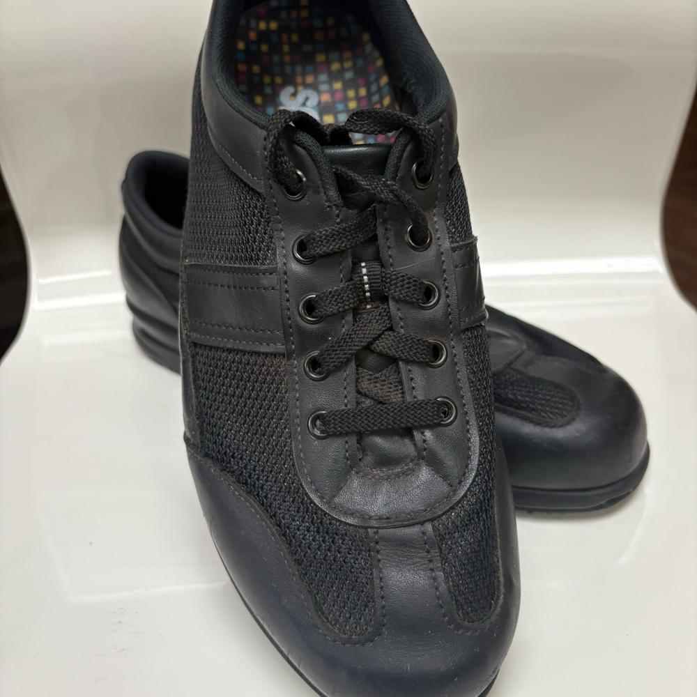 SAS Reverie Black  Lace Sneakers Women Size 8.5 Made In USA